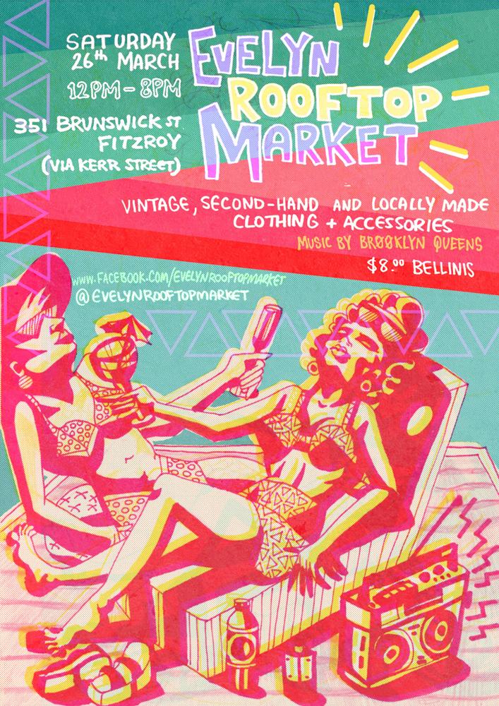 Evelyn Market Poster Design, 2016