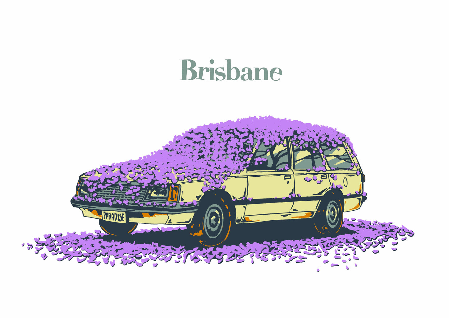 Jacaranda Season Art Print